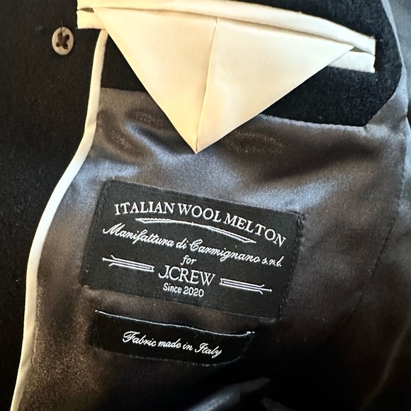 J Crew Black Wool Double-Breasted Blazer - Picture 5 of 6